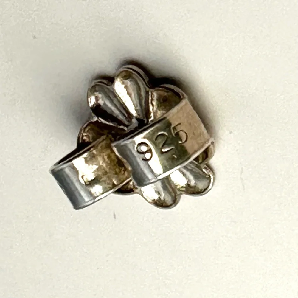 Tiffany & Co Sterling Silver Flower Celtic Weave Knot Stud Earrings - Picture 7 of 7